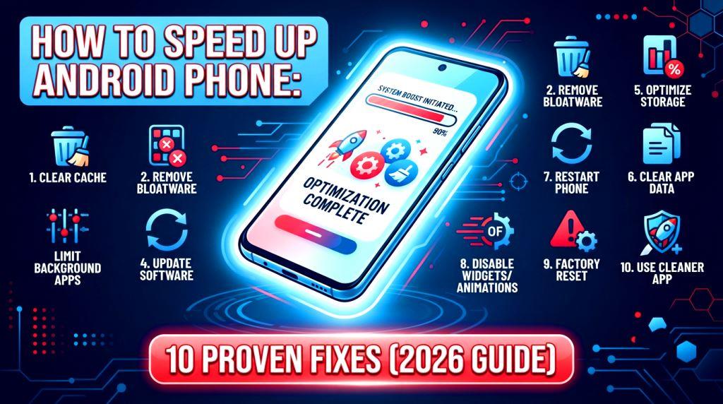 How to Speed Up Android Phone: 10 Proven Fixes (2026 Guide)
